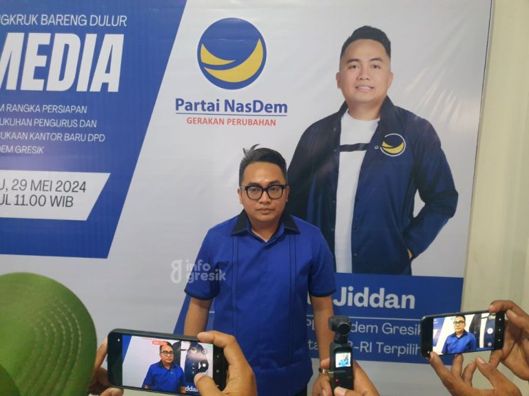 Ketua DPD Partai Nasdem Gresik Thoriq Majiddanor. (Foto: Khanif Rosidin/Infogresik)