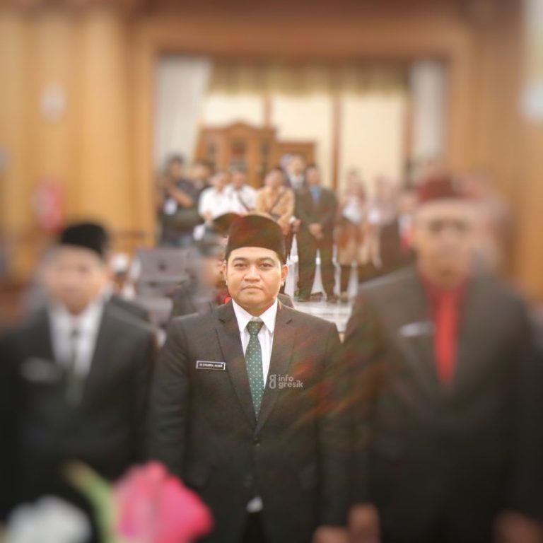 Muhammad Syahrul Munir saat dilantik menjadi anggota DPRD Gresik periode 2024-2029. (Foto: Ist/Infogresik)