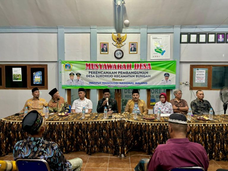 Gandeng Kampus ITN Malang, Pemdes Sukorejo Bungah Bakal Bangun Gedung Ketahanan Pangan Suasana Musdes Sukorejo Kecamatan Bungah. (Foto: Ist/Infogresik)