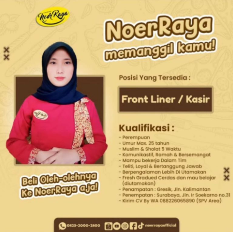 Poster Loker di NoerRaya. (Foto: Ist/Infogresik)