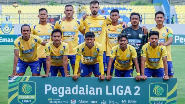 Skuad Gresik United di Liga 2. (Foto: Ist/Infogresik)