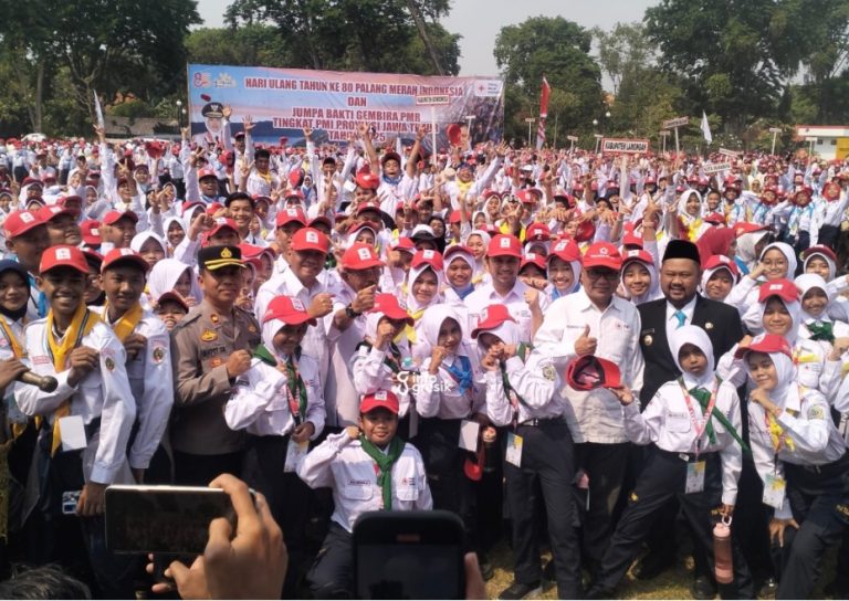 Suasana Jumbara PMR Tingkat Jawa Timur di Gresik. (Foto: Ist/Infogresik)