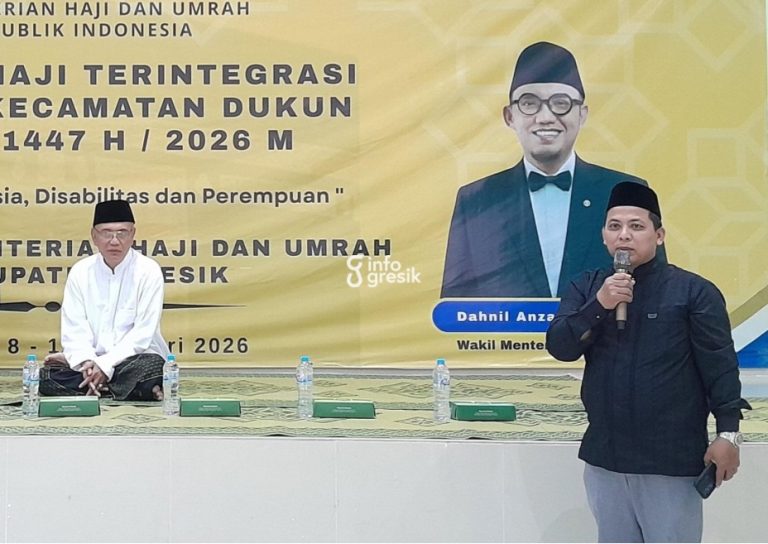 Kepala Kementerian Haji dan Umrah (Kemenhaj) Kabupaten Gresik, Lulus. (Foto: Ist/Infogresik)