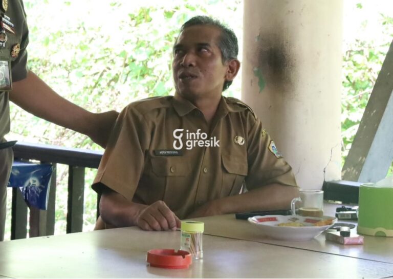 Agus Priyono (AP), ASN Dinas PMD Pemkab Gresik, ditetapkan sebagai tersangka dalam kasus dugaan penipuan rekrutmen PPPK dan CPNS. (Foto: Ist/Infogresik)