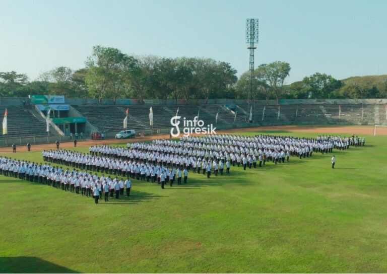 Suasana Upacara Hari Ulang Tahun (HUT) Ke-54 Petrokimia Gresik di Gresik, Jumat (10/7/2026). (Foto: Ist/Infogresik)